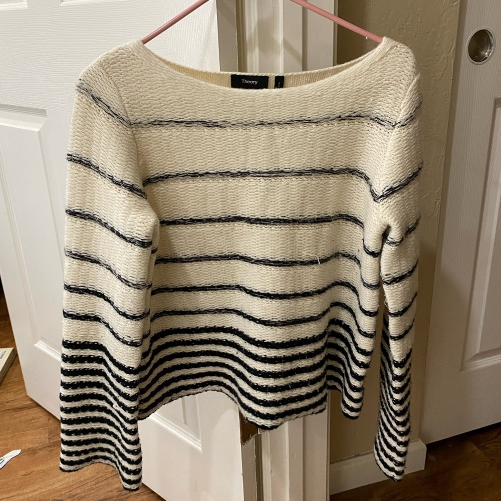 Theory Striped Sweater
